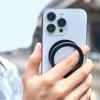 Портативное металлическое крепление для телефона с регулируемым углом наклона, магнитное основание, подставка для мобильного телефона для создателей контента, путешествий, офиса