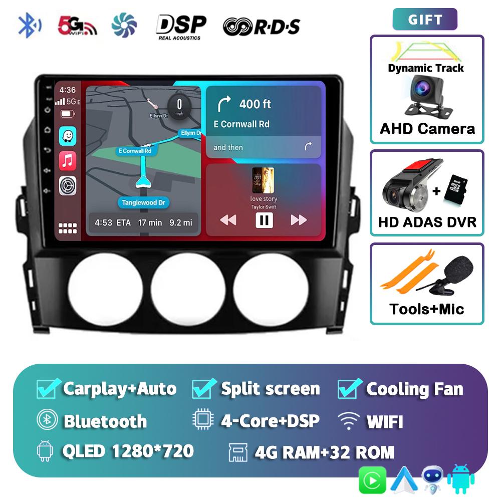 Android 14 Carplay Auto Car Radio For Mazda MX-5 MX5 III 3 NC Miata 2008-2015 Multimedia Video Player GPS Stereo 2din Head Unit