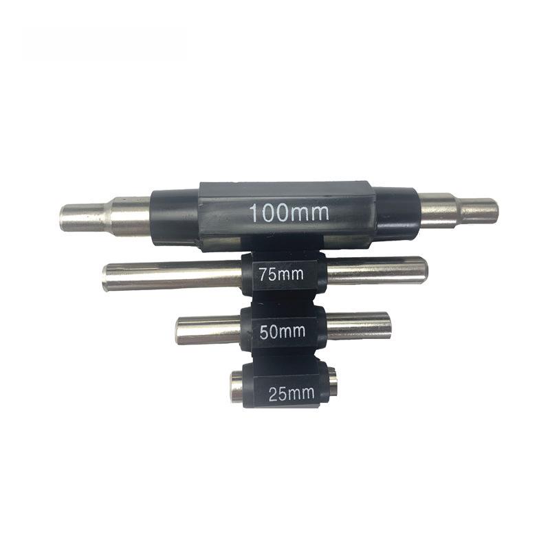 Micrometer Calibration and Inspection Gauge Rod Set, 25-100mm