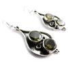 [J5227] - Silver Earrings 'Heaven' Olivine