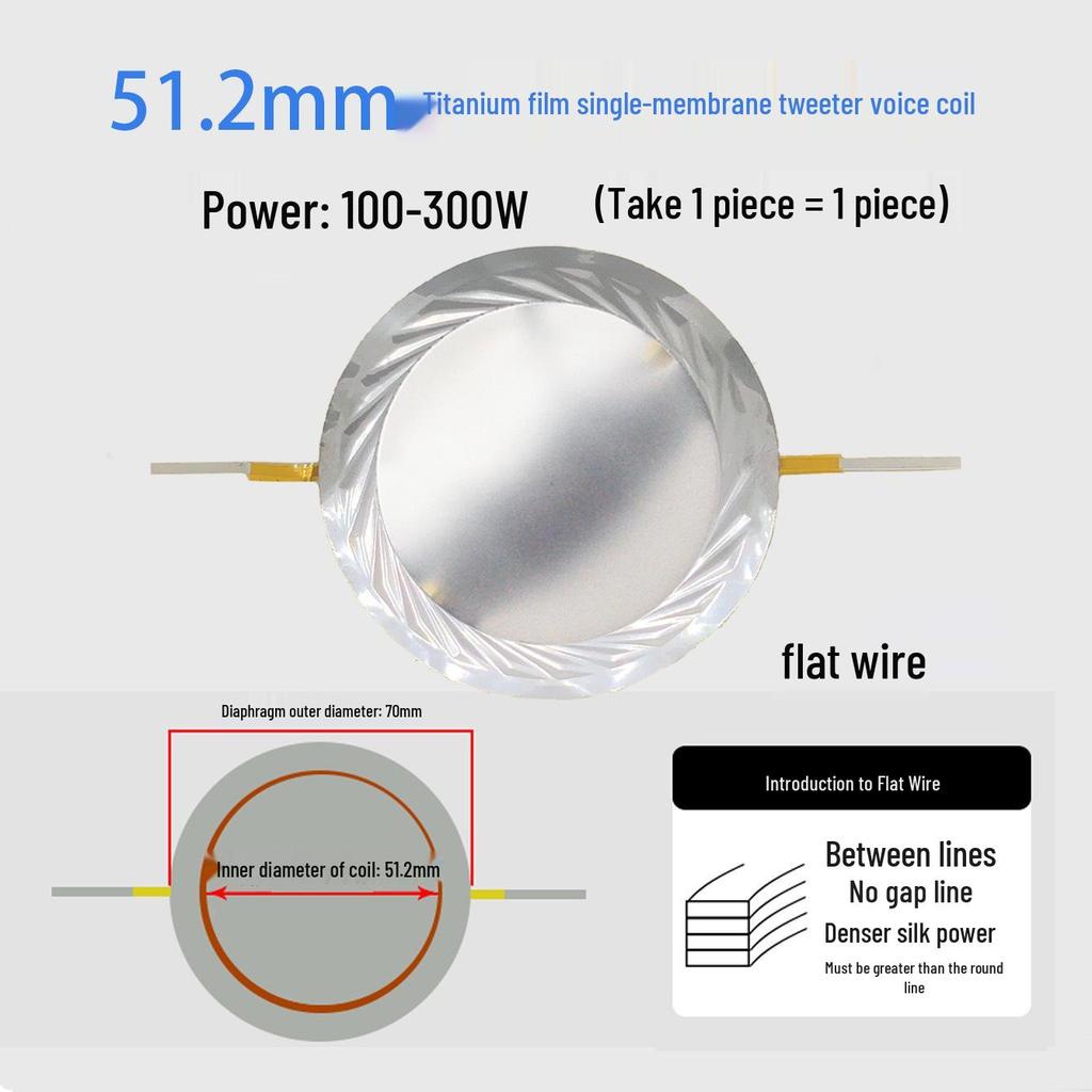 Ремонтные детали для диафрагмы высокочастотного динамика: 25-75 Жила Круглая Плоская Проволока