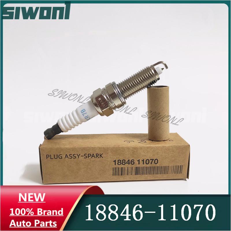 4 шт./лот Иридиевые свечи зажигания 18846-11070 SILZKR7B11 Для Hyundai Azera Elantra Genesis Santa Fe Tucson Acura ILX Civic ight