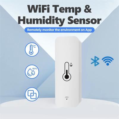 Wi-Fi Bluetooth Датчик температуры и влажности Детектор беспроводной датчик температуры и влажности в помещении