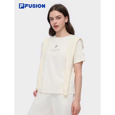 FUSION Модная хлопковая футболка для женщин