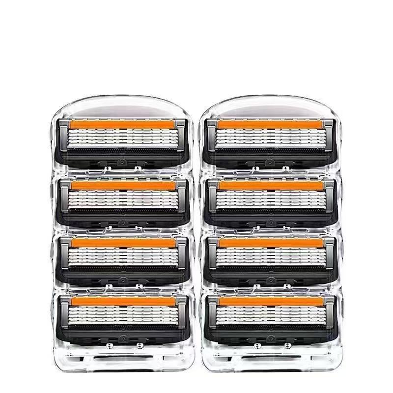 Five-Layer Manual Shaver Compatible with Gillette Stainless Blades - Exclusive Set