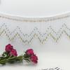 45Cm Long Tassel Glass Tube Fringe Tassel Fabric Diy Trim Ribbon Border Dance Dress Irregular Decor Wavy Beaded Sewing Tassel