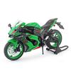 1/9 Kawasaki Ninja ZX-10R High Performance Superbike Alloy Metal Diecast Model Motorcycle Sound & Light High Simulation Collect
