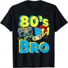 Graphic Tees Men Vintage 80s Bro 1980s Fashion 80 Party T-Shirt