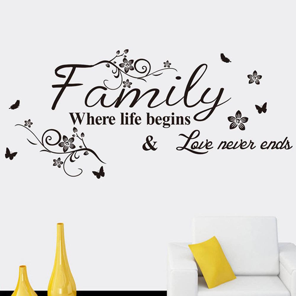 Английские слоганы для спальни, гостиной, прихожей, украшения и декорации фоновой стены дома, наклейки на стену