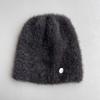 Korea autumn and winter plush cute ear protection bag head knitted hat women elastic big head circumference versatile wool hat cold hat men