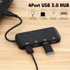 USB Multi Hub 5 Ports Portable 3.0 with LED Indicator Compatible Most