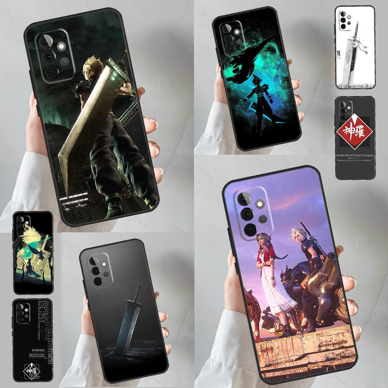 Final Fantasy VII Cover For Samsung Galaxy A53 A33 A13 A12 A32 A52 A14 A34 A54 A15 A25 A35 A55 A71 A51 Case