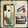 Anti-knock Ring Phone Case For TCL 20 SE Phone Holder Back Cover Elderly Lady Dirt-resistant Protective Lanyard Silicone