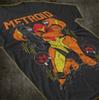 Футболка Metroid Samus NES Классическая игра Nintendo Ретро Графическая футболка Все размеры Унисекс Футболка