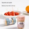 Bamboo Toothpicks Box - Disposable Fruit Skewers for Home, Hotel, Restaurant - Portable Fine Holder Included