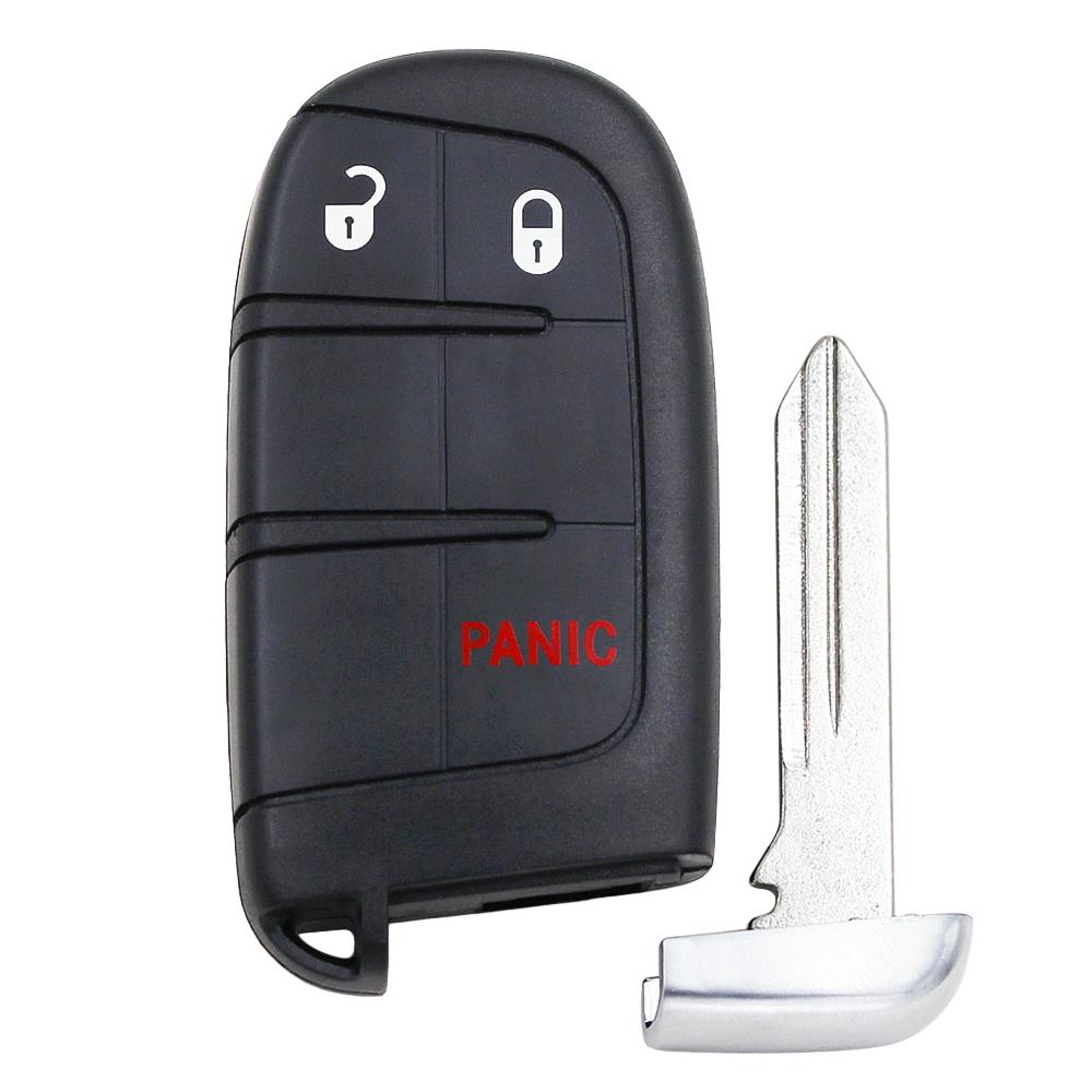 YOUBBA Smart Remote Key Shell For Jeep Renegade Compass Cherokee Dodge Ram 1500 Journey Charger Challenger Chrysler 1500 2/3/4/5
