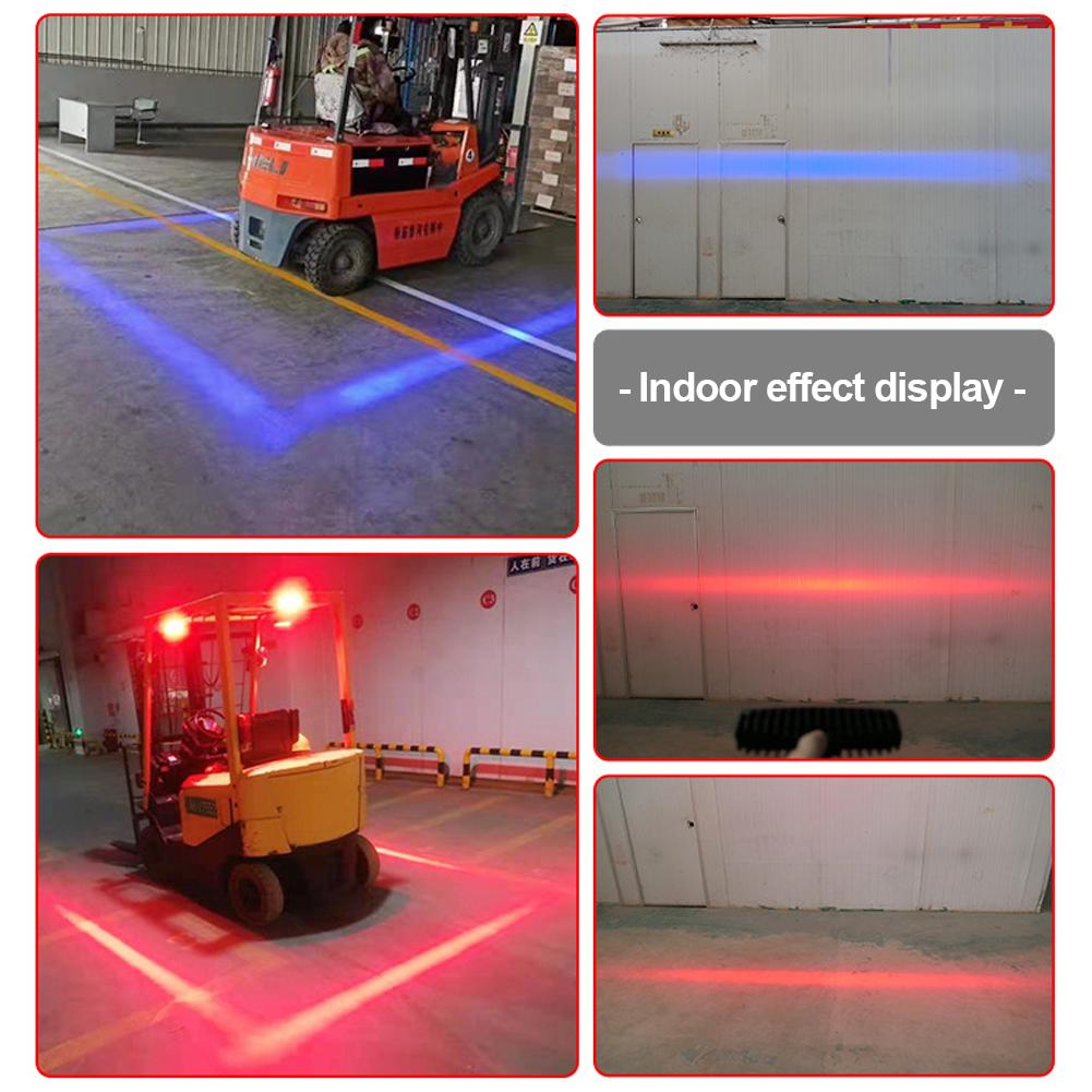 1 шт. 10 В-80 В 15 светодиодов 30 Вт светодиодный фонарь для вилочного погрузчика красный прожекторный луч для вилочного погрузчика красная опасная зона предупреждающая лампа для вилочного погрузчика для linde hangcha