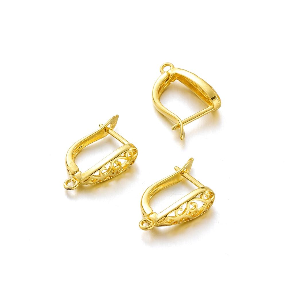 10 шт./лот 19 мм французские крючки для серег с рычагом, проволочные настройки, базовые обручи, фурнитура для сережек для DIY, принадлежности для изготовления ювелирных изделий