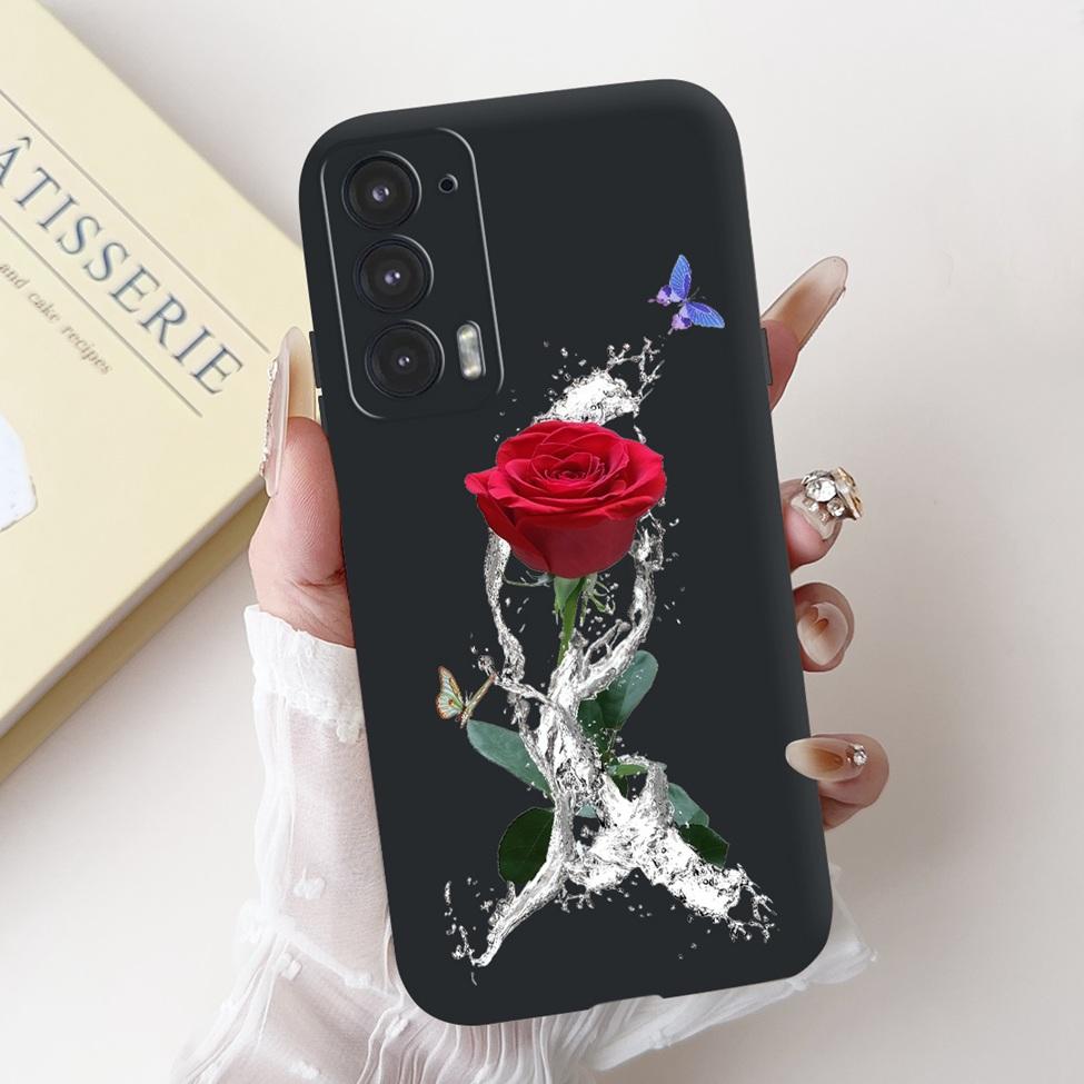 Для телефона Edge 20 20Pro 20Lite Чехол Для Motorola Edge 20 Pro Чехол Силиконовый Роскошный Модный Любовь Милый Кот Девушка Забавный Крутой Расписной