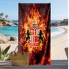 Пляжное полотенце с принтом футбольного клуба Sunderland, большое, мягкое, быстросохнущее, для пляжа, кемпинга, плавания