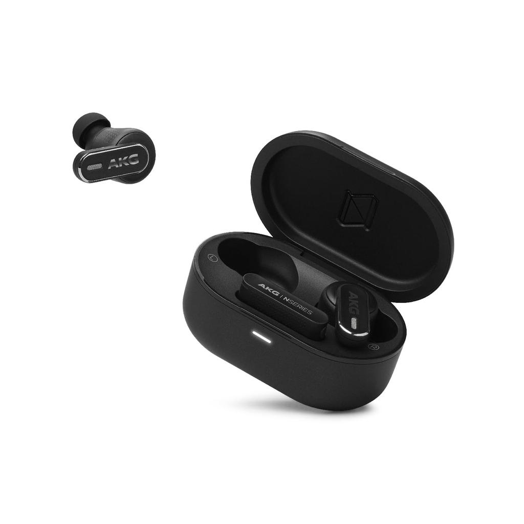 AKG N5 HYBRID Беспроводные наушники с поддержкой LDAC LC3Plus, шумоподавление, режим окружающего звука, совместимость с iPhone, AKGN5HYBRIDBLK, Аудио высокого разрешения, 2,4 ГГц донгл, Отмена шума,