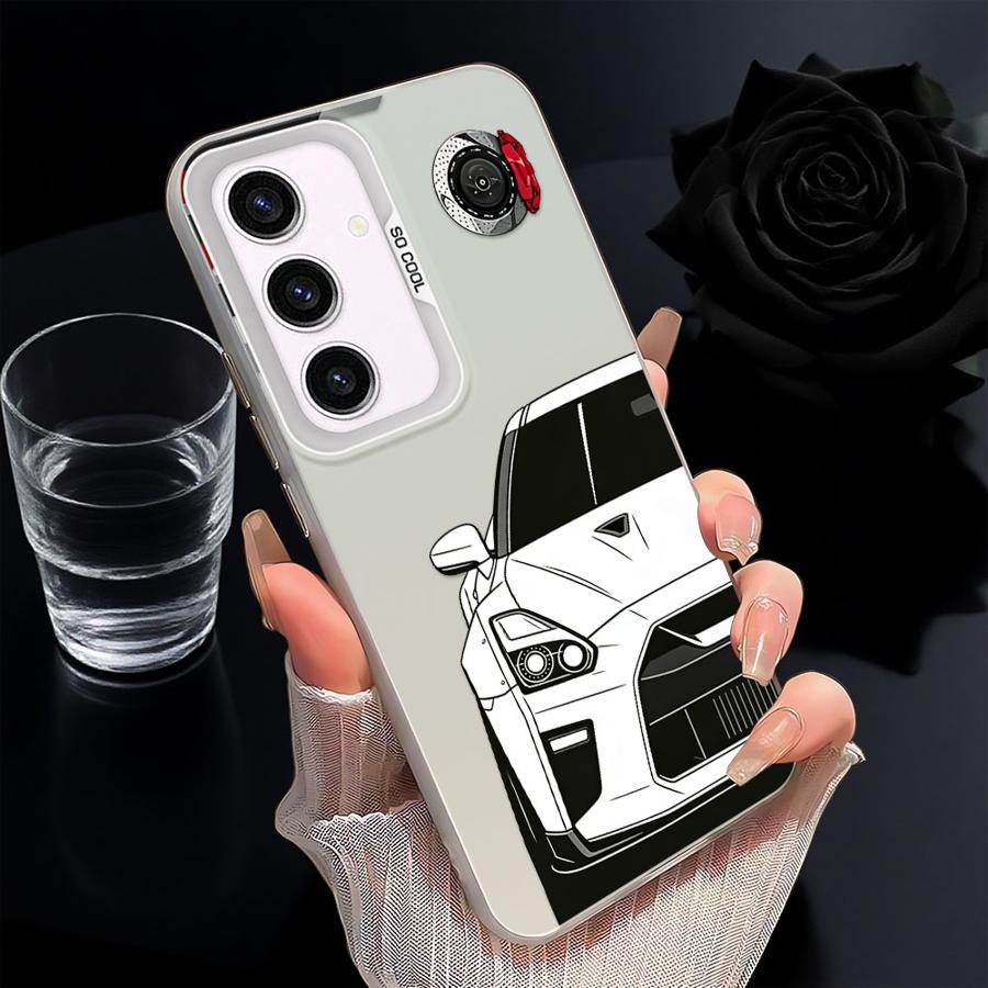 Чехол для Samsung Galaxy A16 A34 A72 A17 A52 A13 A32 A36 A14 A56 A12 A23 A71 A25 A73 A54 Чехол для телефона JDM Спортивный автомобиль