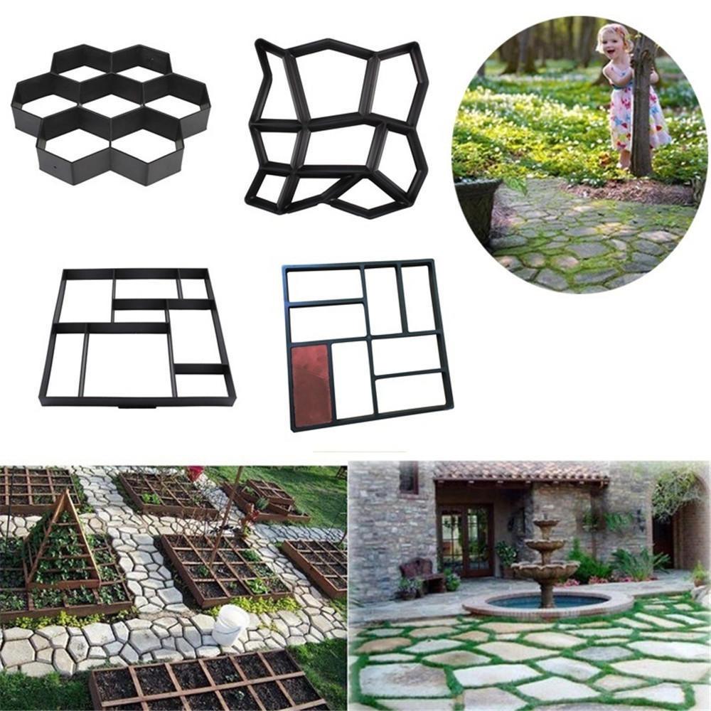 DIY Manual Concrete Paving Mold, Household Garden Walkway Making Tool, Self-made Cement Brick Path Mould