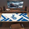 MSV Duisburg Коврик для мыши большого размера Большое игровое коврик-подушка для стола Нескользящий для ноутбука планшета Большой коврик для мыши XXL Коврик Мини-ПК Игровой коврик С заблокированным краем