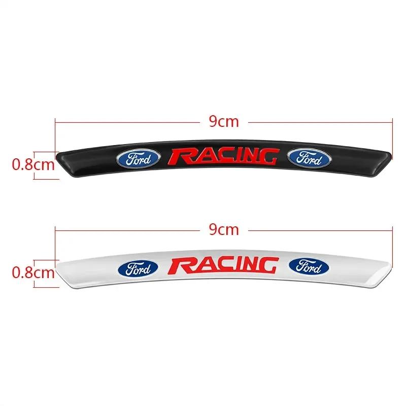 Car Sticker 2025 Hot New 4Pcs Anti-collision of Wheel Eyebrow Trim For Ford Focus MK3 MK4 MT 2009-2017 Mustang Fiesta Mk7 Escape