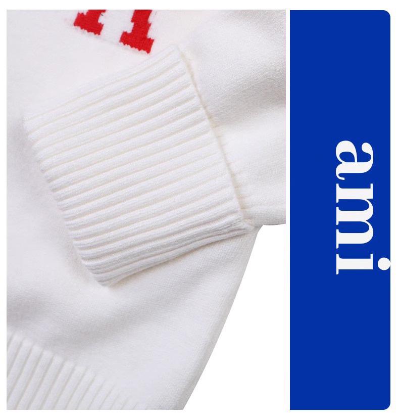 Мужской кардиган AMI&EASY с V-образным вырезом, жаккардовая вязка: Модный, теплый и универсальный для осени и зимы