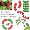 10-50pcs 90 Degree Plant Benders Trainer Tutors Growth Manipulation For Plants Clips Bending Twig Clamps Branche Accessories