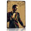 Frank Sinatra Vintage Poster Retro D Printed Metal Signs Customized Wall Hanging Gift for Decoration Bedroom Accessories House