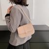 Popular Fashion Solid Color Simple Versatile Small Bag Women 2025 Fashion New Shoulder Messenger Bag Texture Small Square Bag
