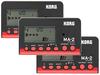 KORG Metronome Black Red Set of 3 [Bulk Purchase] - MA-2 & MA-2-BKRD