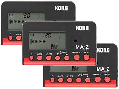 KORG Metronome Black Red Set of 3 [Оптовая закупка] - MA-2 и MA-2-BKRD