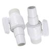 Efficient 2 Way Pool Filter Replacement Non-Corrosive Valves Ball Valves Replacement Easy Installation for Pool Plumbing