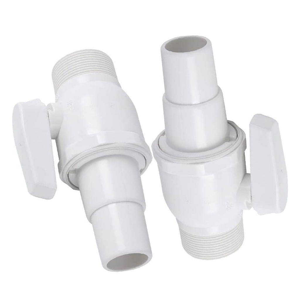 Efficient 2 Way Pool Filter Replacement Non-Corrosive Valves Ball Valves Replacement Easy Installation for Pool Plumbing