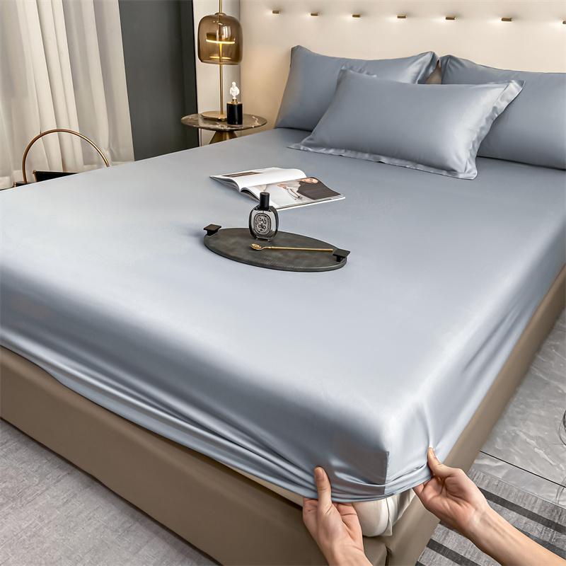 Набор из 3 шт., 100% бамбуковый чехол для матраса, наматрасник, простыня с резинкой, простыня, 1000 нитей, размер Queen King Size