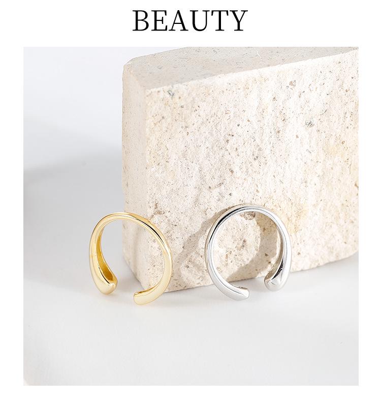 Кольцо Banyan Tree Korean Silver S925 Water Drop Ring - простой, изысканный и элегантный дизайн для женщин