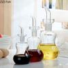 Household Kitchen Oil Pot Transparent Glass Seasoning Bottle Vinegar Soy Sauce Olive Oil Storage Bottle Creative Seasoning Tools