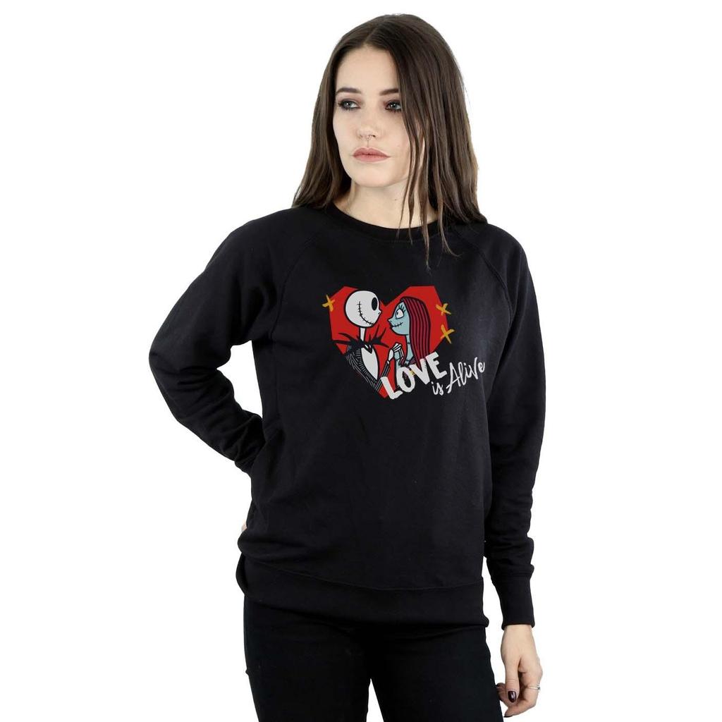 Disney Womens/Ladies The Nightmare Before Christmas Love Is Alive Sweatshirt