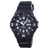 Кварцевые аналоговые мужские часы с черным полимерным ремешком 100 м MRW-200H-1BVDF MRW200H-1BVDF