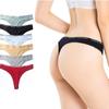 Sexy Low Waist Pure Desire Women's Thong Letter Temptation Cotton Underwear Comfortable High Elastic Underwear
