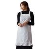HoowLet Back Cross Apron, Formal Salon Apron for Weddings, Funerals, and Other Ceremonies, Lace, Cute, Stylish, Solid Color, Simple, Classic, Black, W