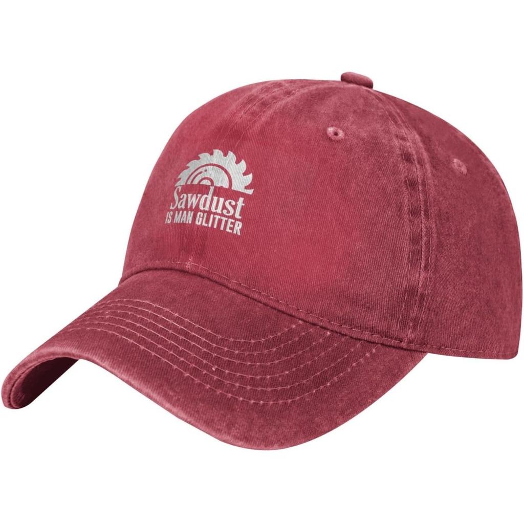 Sawdust Is Unisex Glitter Baseball Cap Cotton Washed Style Adjustable Golf Hats for Unisex
