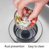 Upgrades Drain Filter with Strong Metal Construction Push Style Sink Strainer Fast Drain Sink Accessories For Kitchen