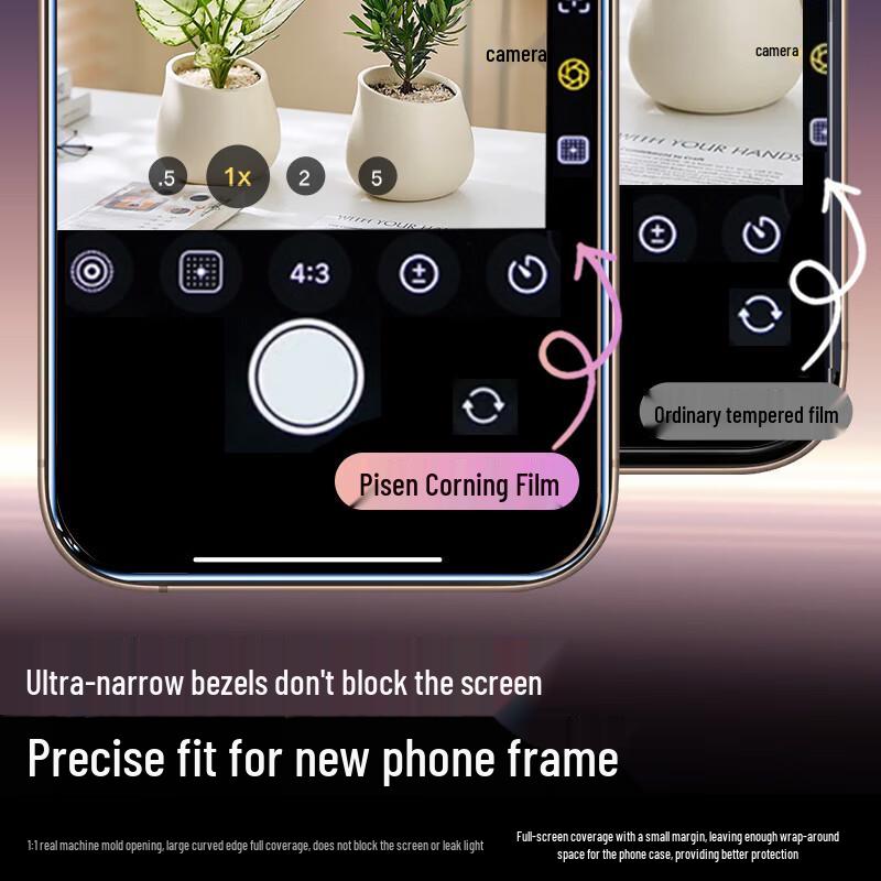 Защитное стекло Pisen Easy-Apply для экрана iPhone