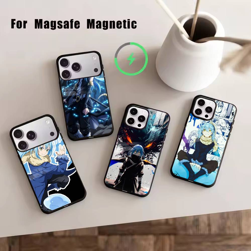 Чехол для телефона Tensei Rimuru Tempest для iPhone 17, 16, 15, 14, 13, 12, 11 Plus, Pro, магнитный с Magsafe, для беспроводной зарядки