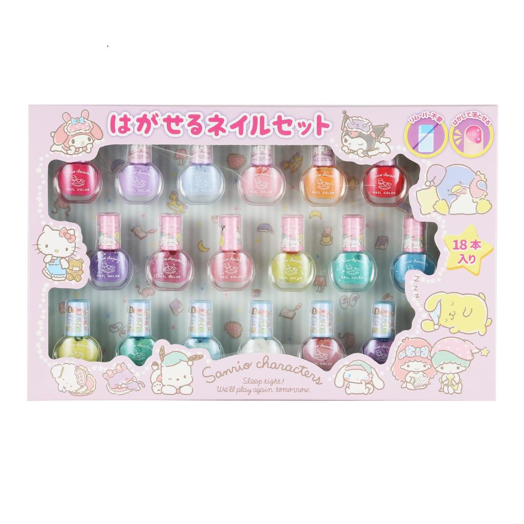 Wraith Sanrio Characters Peelable Nail Set of 18 220213