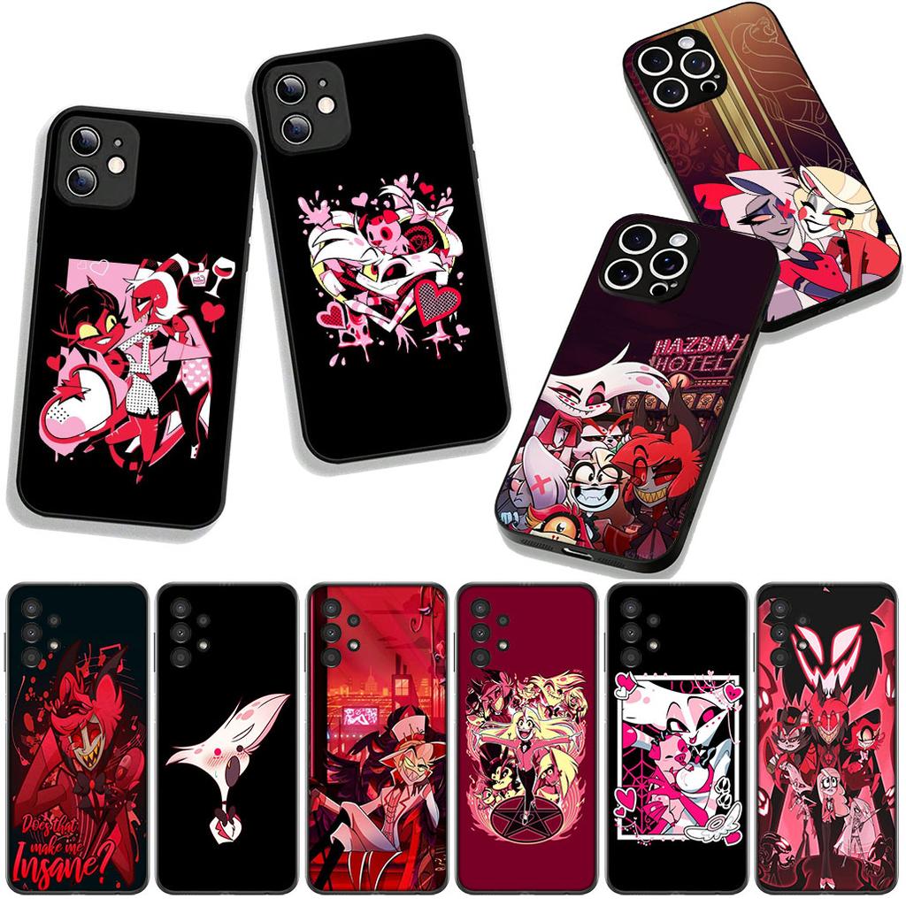 H-Hazbin Hotel Charile Angel Dust for Samsung Galaxy A36 A17 A26 A07 A35 A54 A53 A13 A33 A34 S8 S9 S20 S21 FE S10 Plus Case